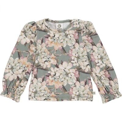 Hydrangeas longsleeve Buttercream