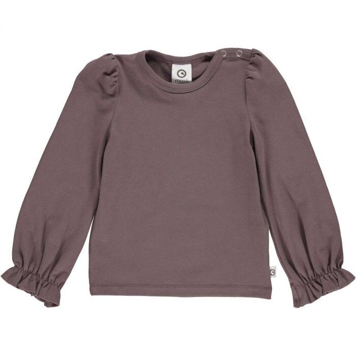Cosy me frill longsleeve Grape
