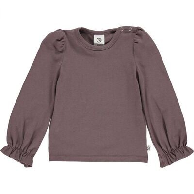 Cosy me frill longsleeve Grape