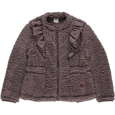 Jas Fleece Frill Grape