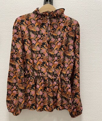 Blouse Paisley oranje Daisy