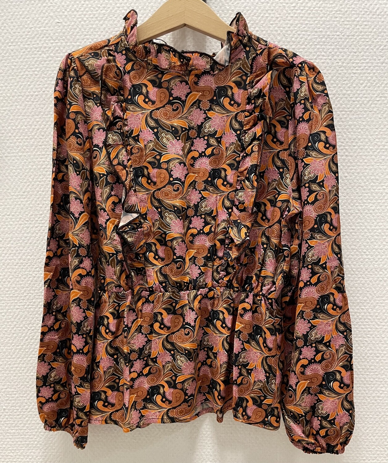 Blouse Paisley oranje Daisy
