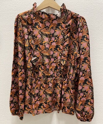Blouse Paisley oranje Daisy