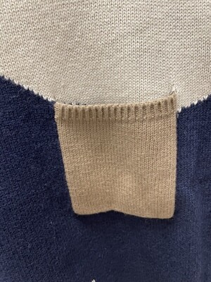Pull Blauw/Beige Sarabanda