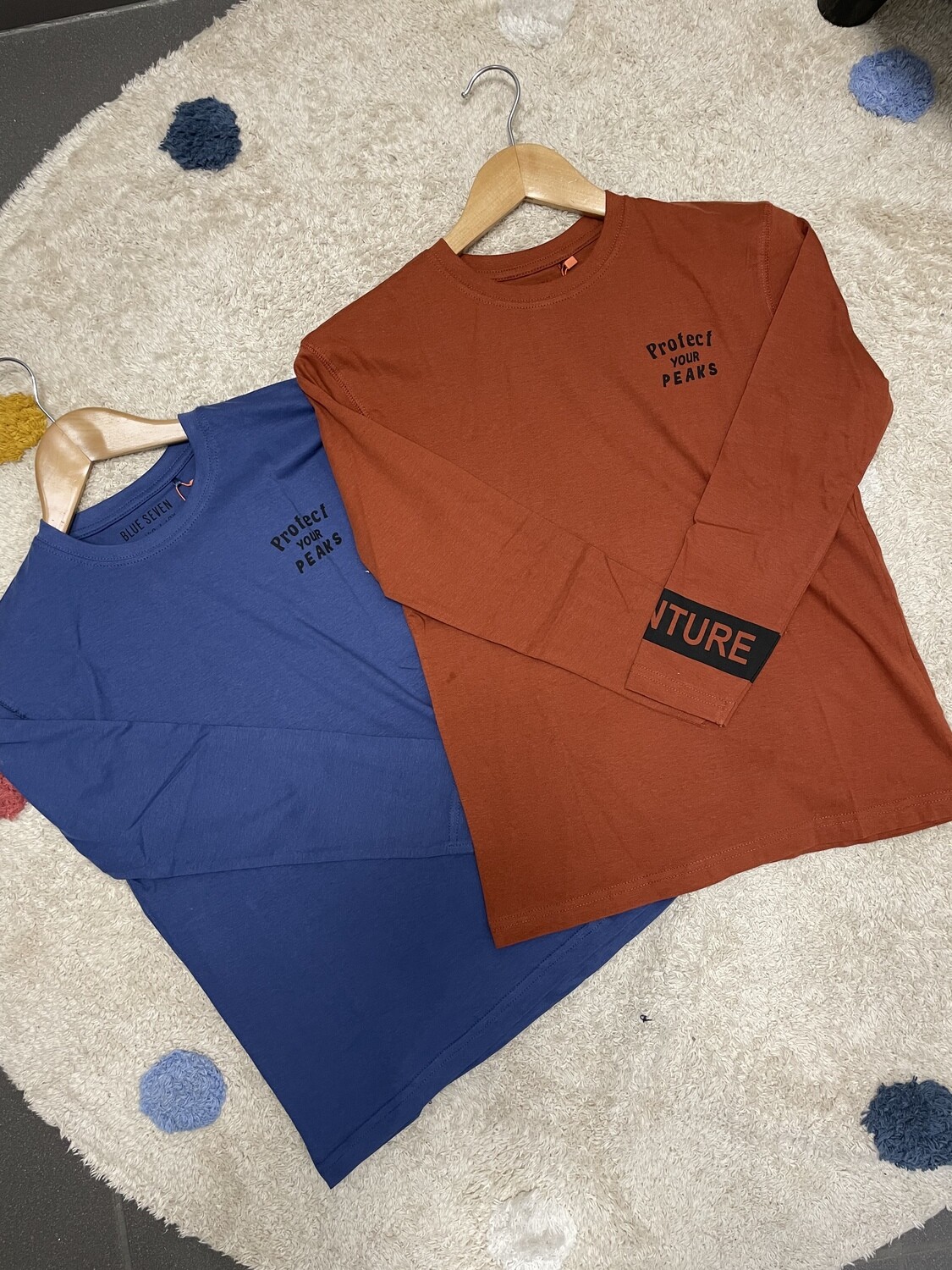 Longsleeve Blue Seven