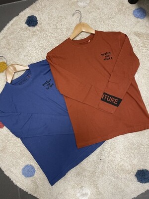Longsleeve Blue Seven