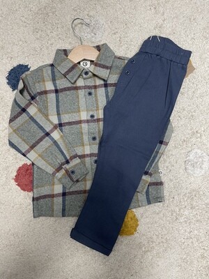 Twill shirt Indigo