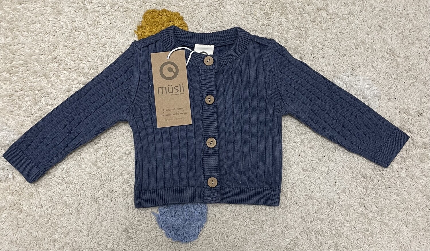 Cardigan Rib Indigo