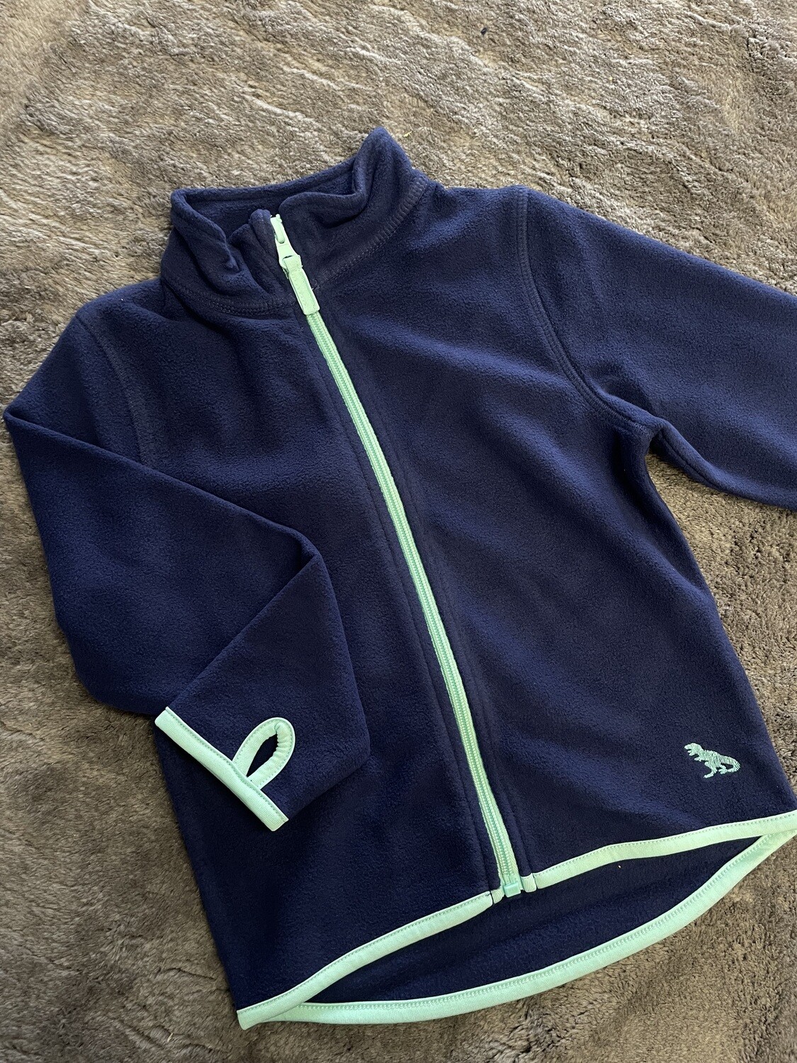 Fleece golfje Dino Donkerblauw
