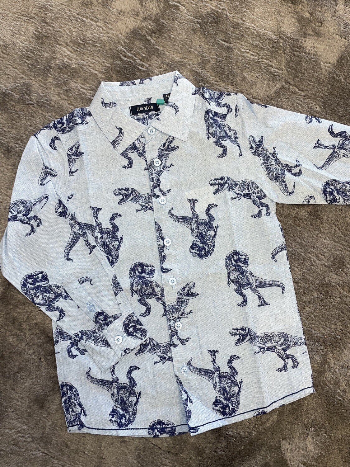 Hemdje Dino Blauw Blue Seven