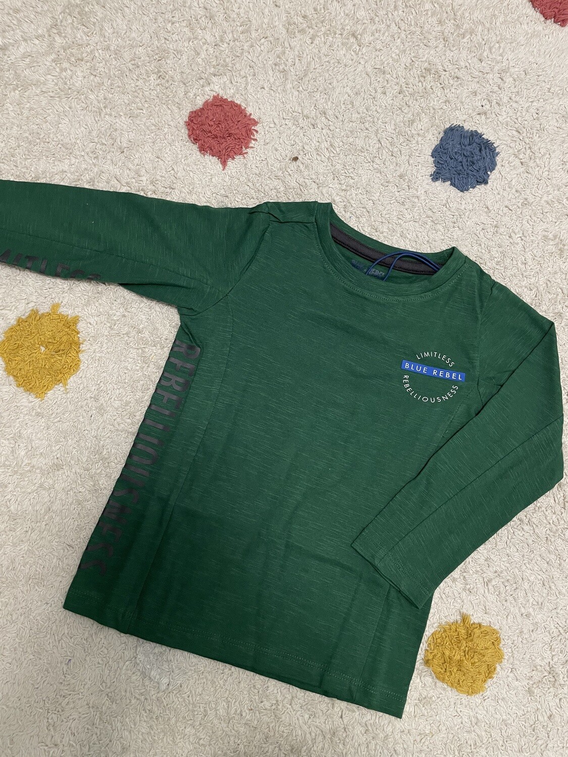 longsleeve Harold blue rebel