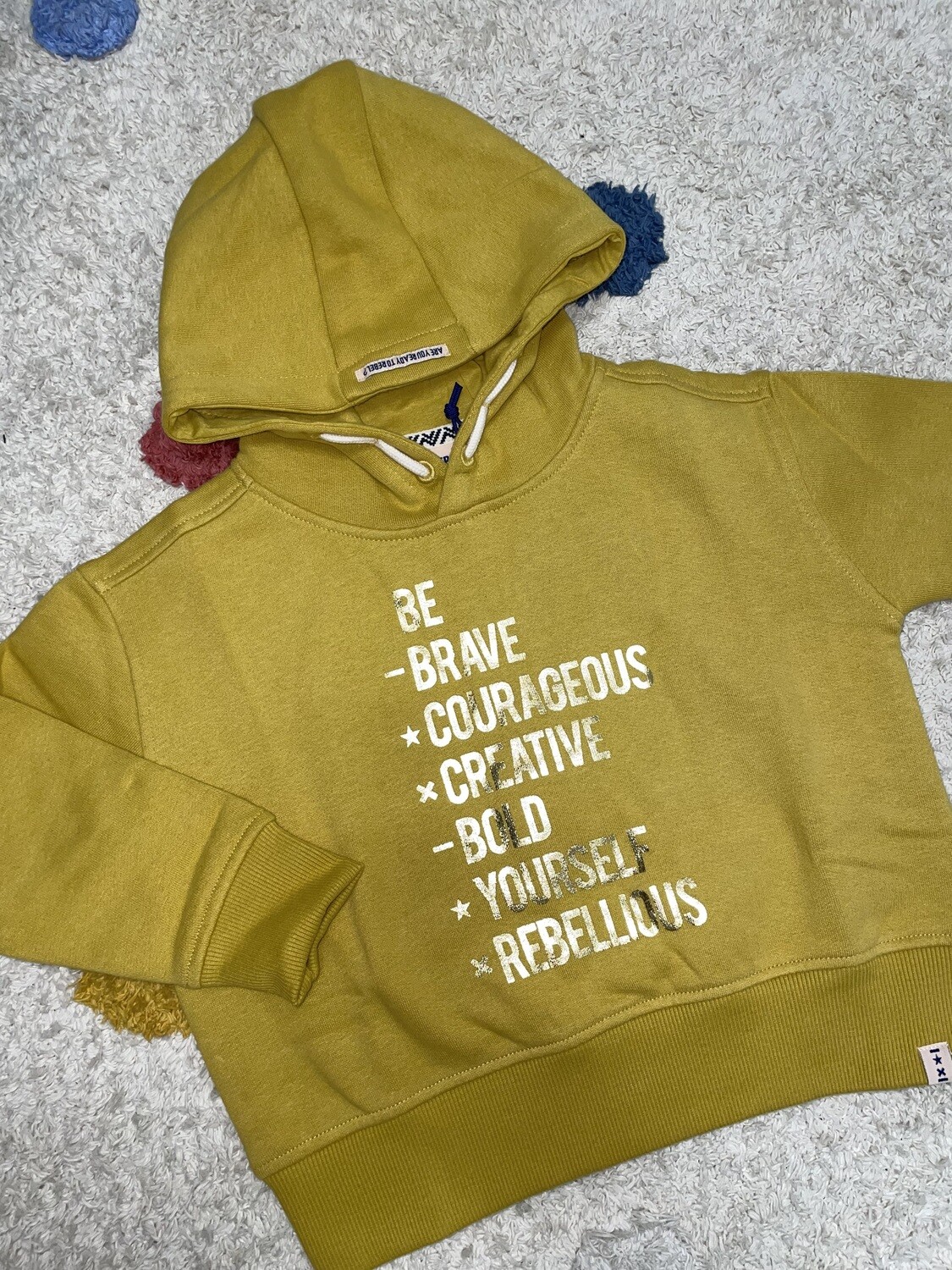 Hoodie Gabby Honey blue rebel