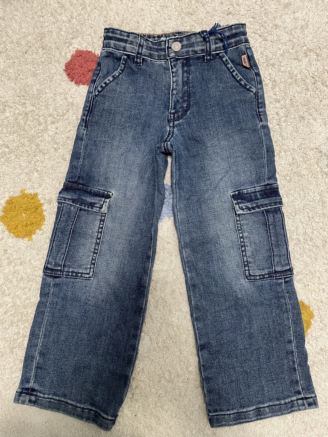 Jeans wide leg eighties blue