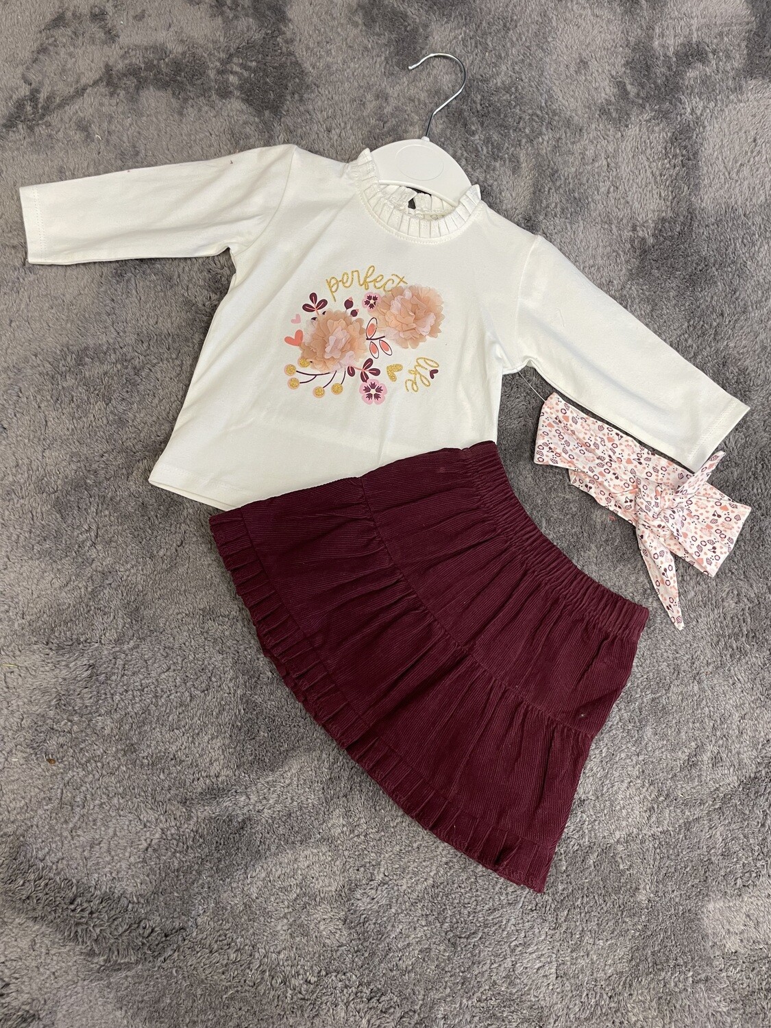 Picco Mini set longsleeve rokje en haarband