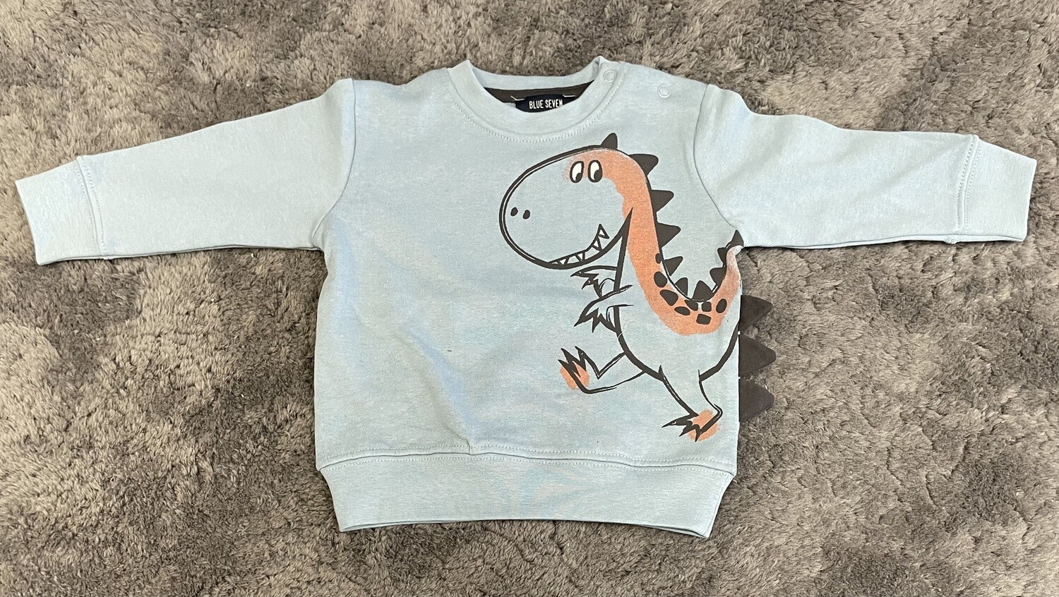 Blue Seven Sweater Dino, Maat: 68, Kleur: Blauw