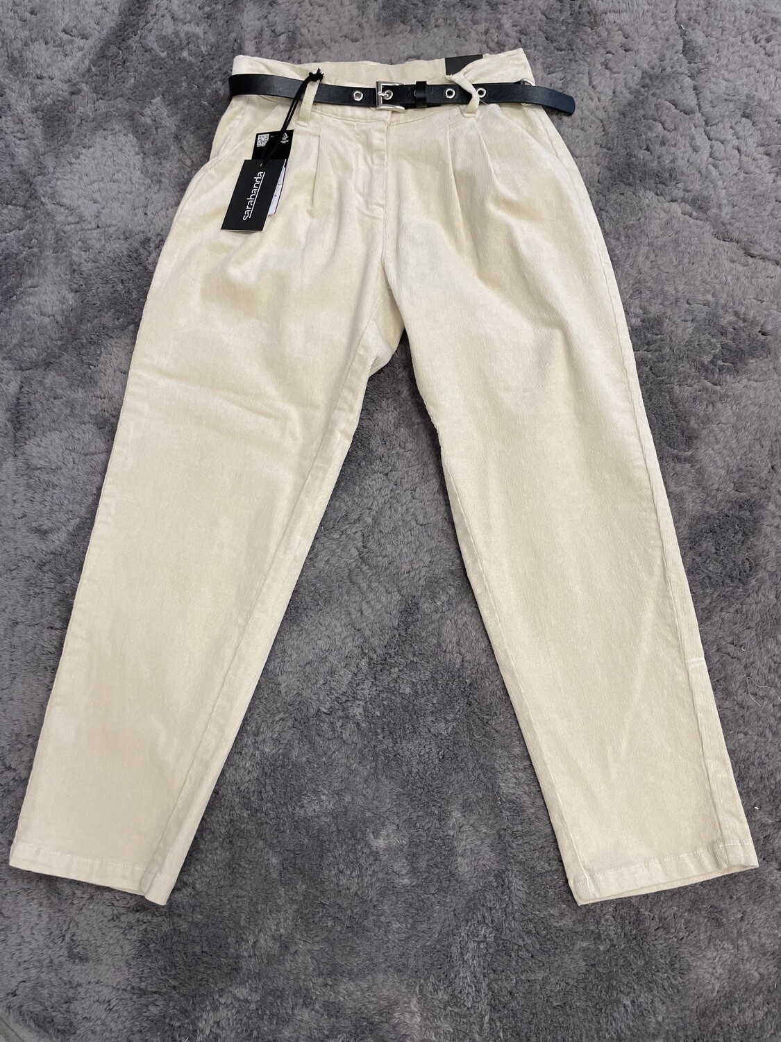 Sarabanda fluweel broek met riem