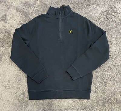 Lyle and Scott Sweater met zip Dark Navy