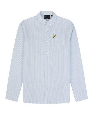Lyle&amp;Scott Hemd lichtblauw/wit