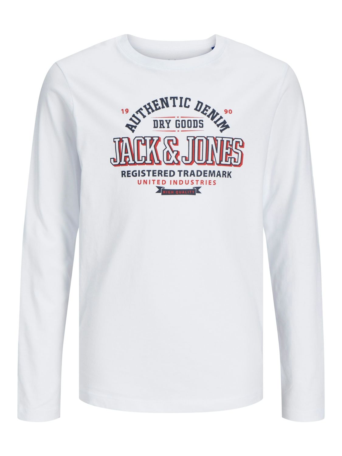 Jack&amp;Jones longsleeve logo white