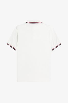 Fred Perry white/red Polo