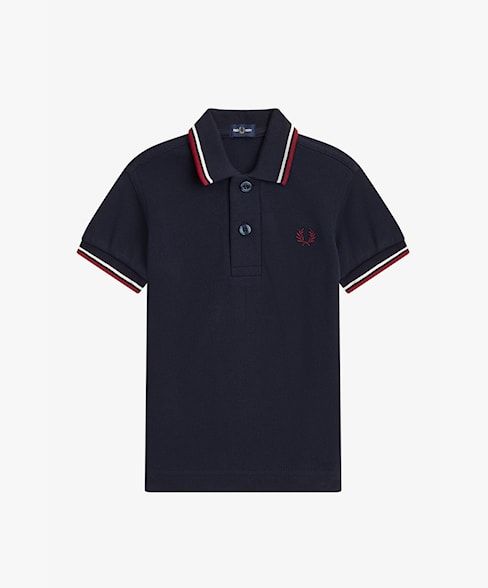 Fred Perry Navy/white/red polo