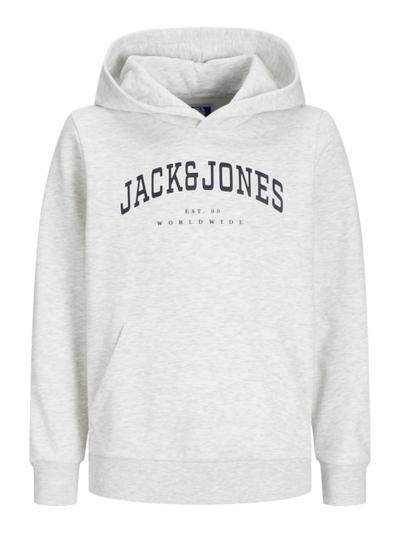 Jack&amp;Jones Hoodie logo grey melange