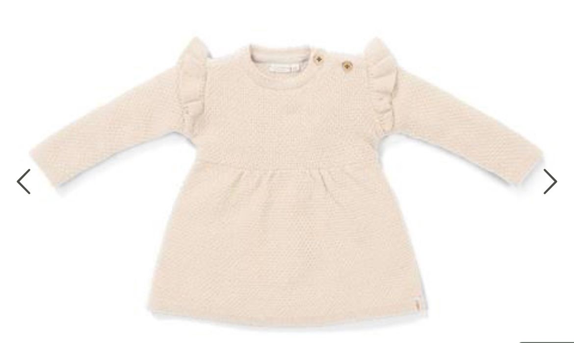 Little Dutch gebreide jurk Sand