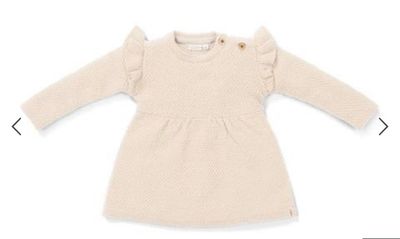 Little Dutch gebreide jurk Sand