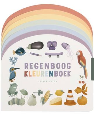 Little Dutch regenboog kleurenboek
