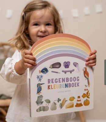 Little Dutch regenboog kleurenboek