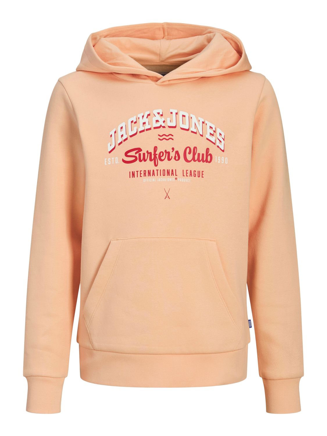 Jack&amp;Jones hoodie logo Peach Parfait