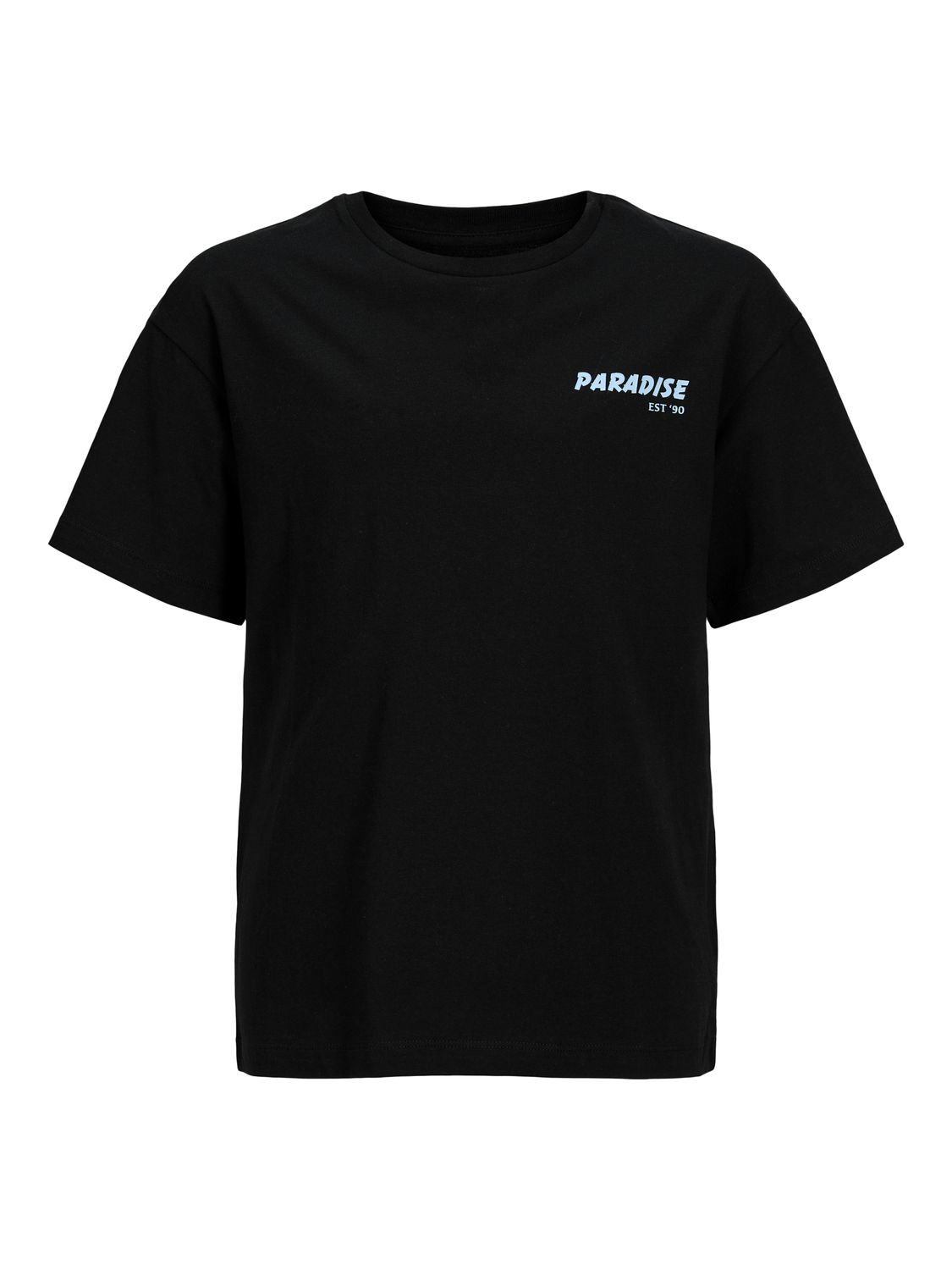 Jack&amp;Jones Charge back print T-shirt Black