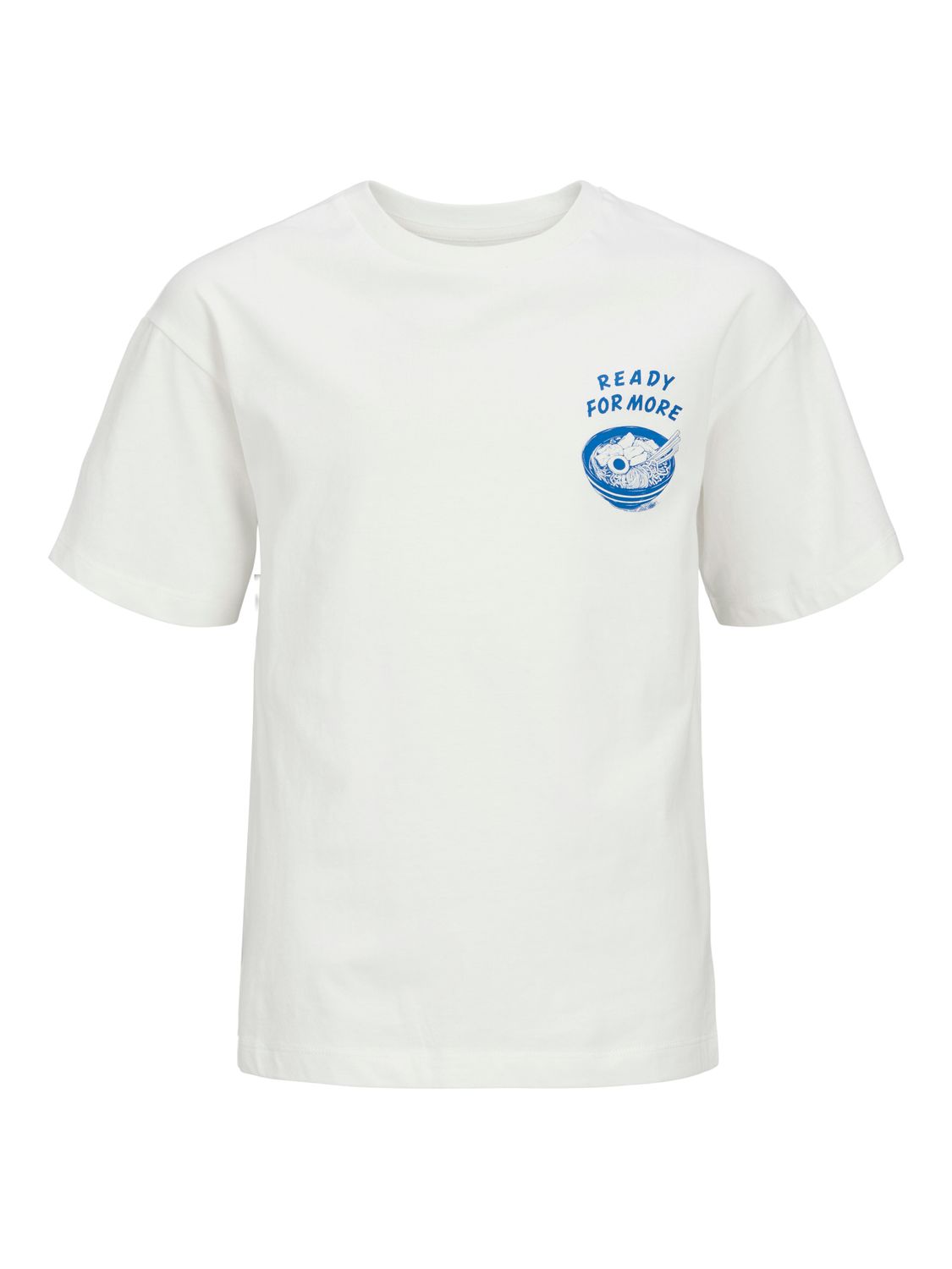 Jack&amp;Jones Charge back print T-shirt White