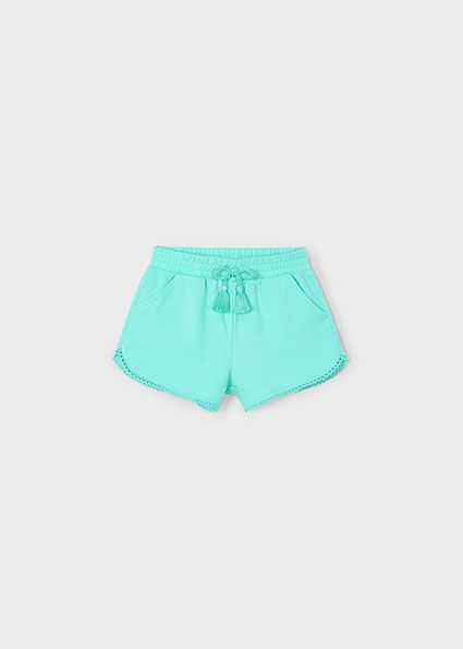 Mayoral Chenille Shorts Aqua