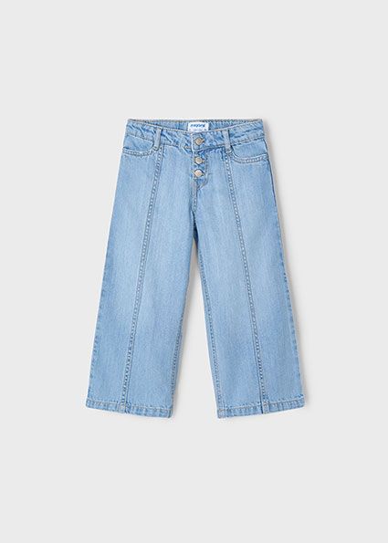 Mayoral Light Denim wide fit Pants
