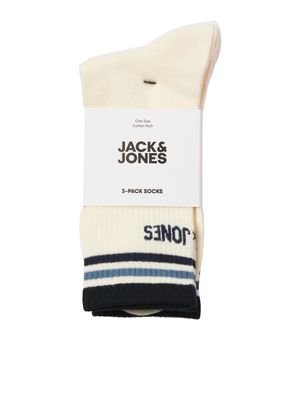 Jack&amp;Jones Tennissocks Antique White 3-pack