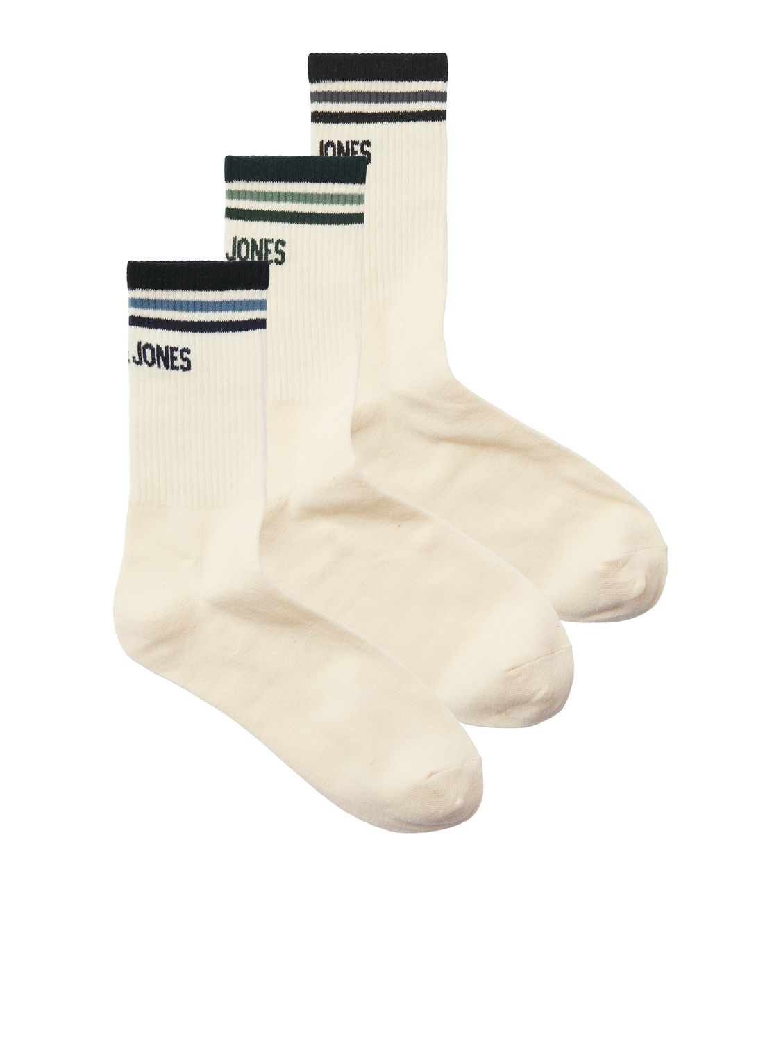 Jack&amp;Jones Tennissocks Antique White 3-pack
