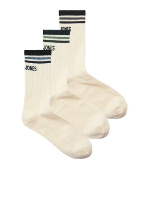 Jack&amp;Jones Tennissocks Antique White 3-pack