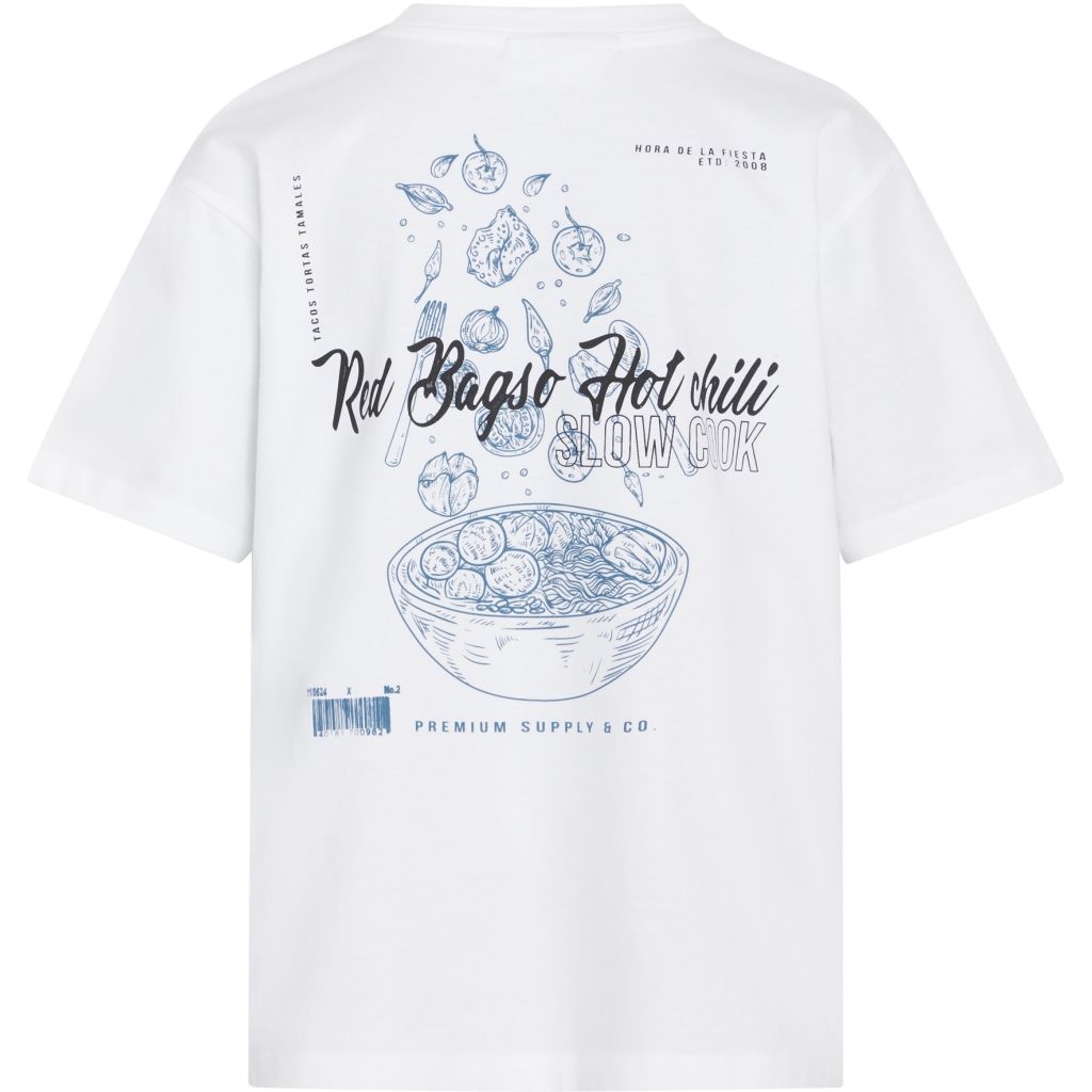 Grunt tee Backprint hot Chili