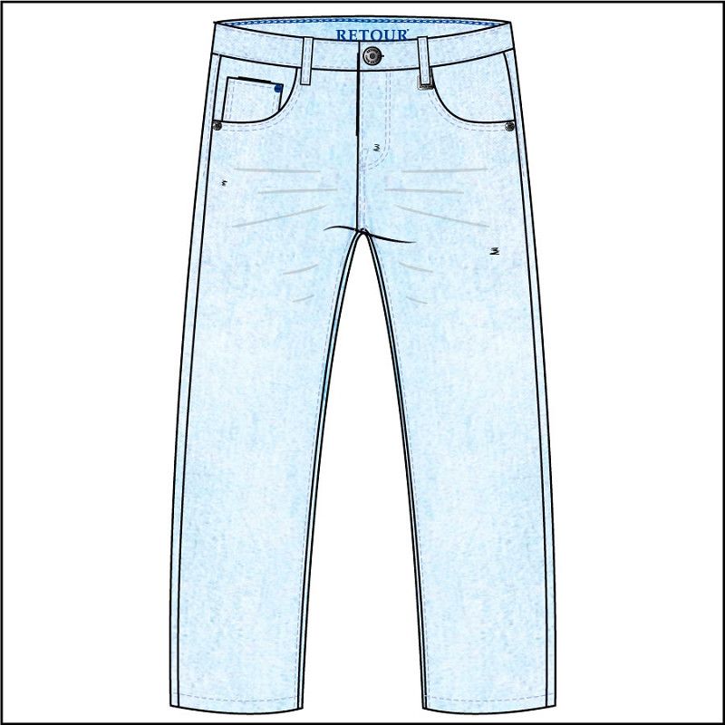 Retour Jeans Relaxed Bleached Blue Denim