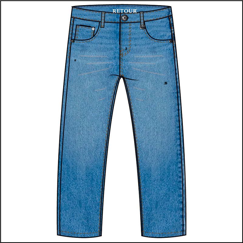 Retour Jeans Relaxed Powder Blue Denim