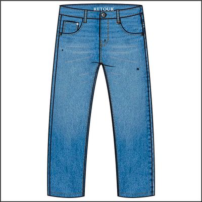 Retour Jeans Relaxed Powder Blue Denim