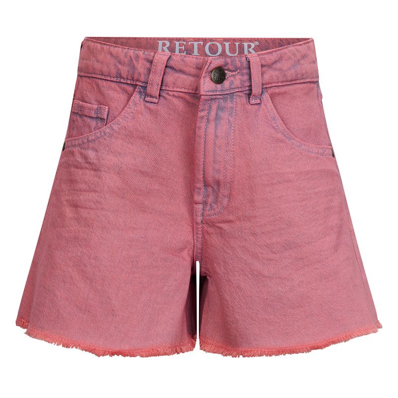 Retour Jeans Short Sara Flamingo