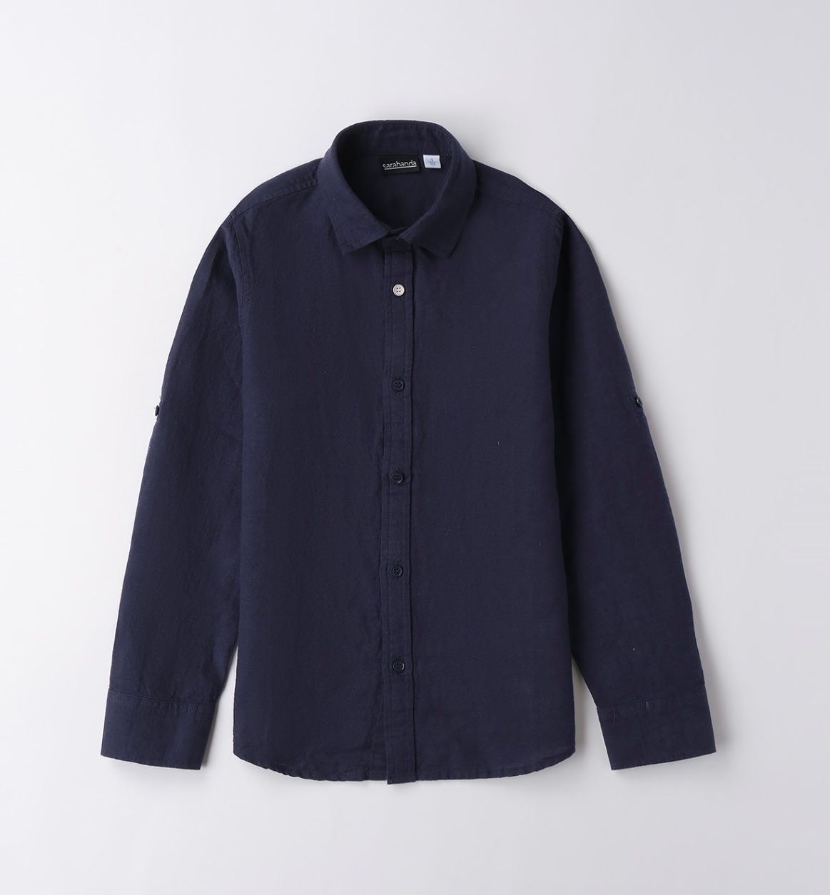 Sarabanda hemd linnen navy