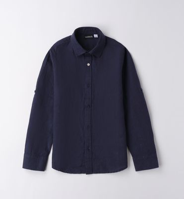 Sarabanda hemd linnen navy