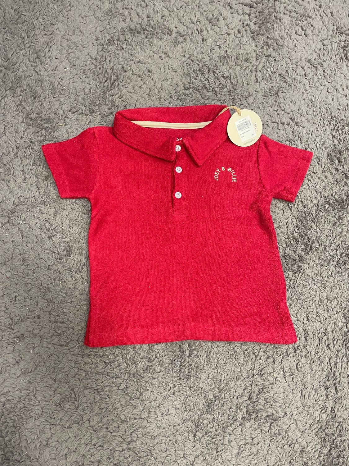 Joey&amp;Billie spons polo rood