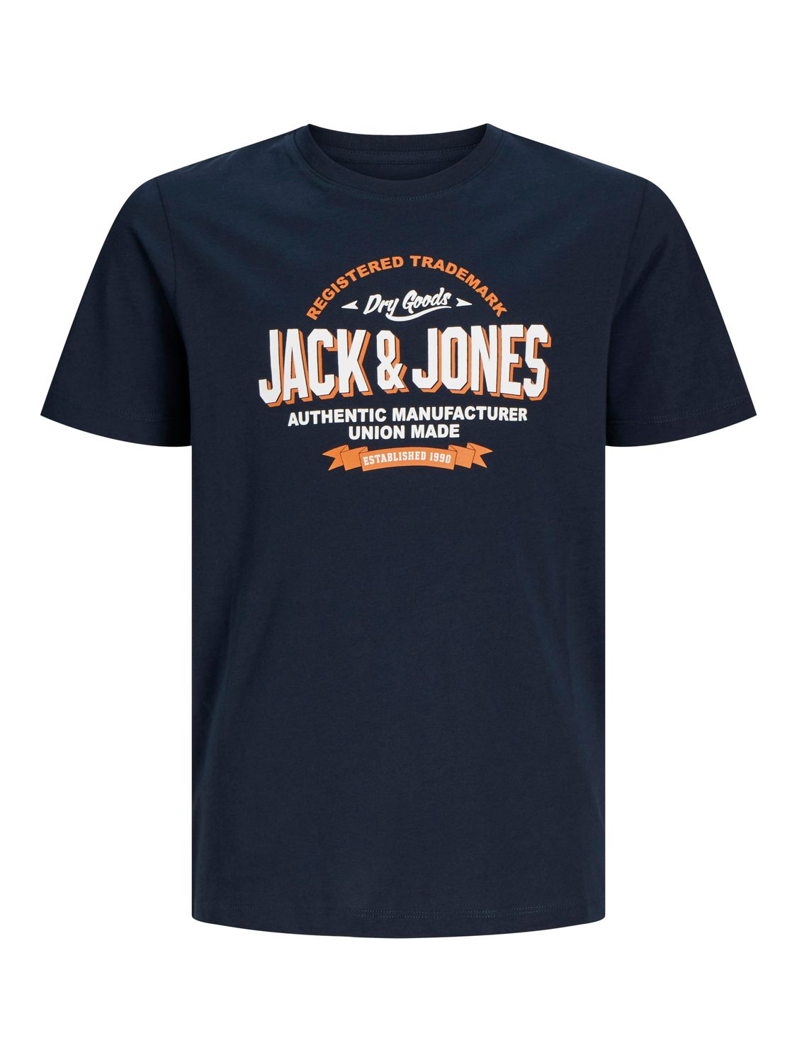 Jack&amp;Jones logo t shirt navy blazer