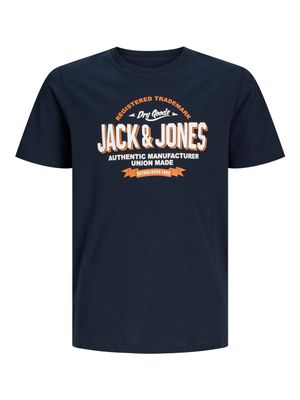 Jack&amp;Jones logo t shirt navy blazer