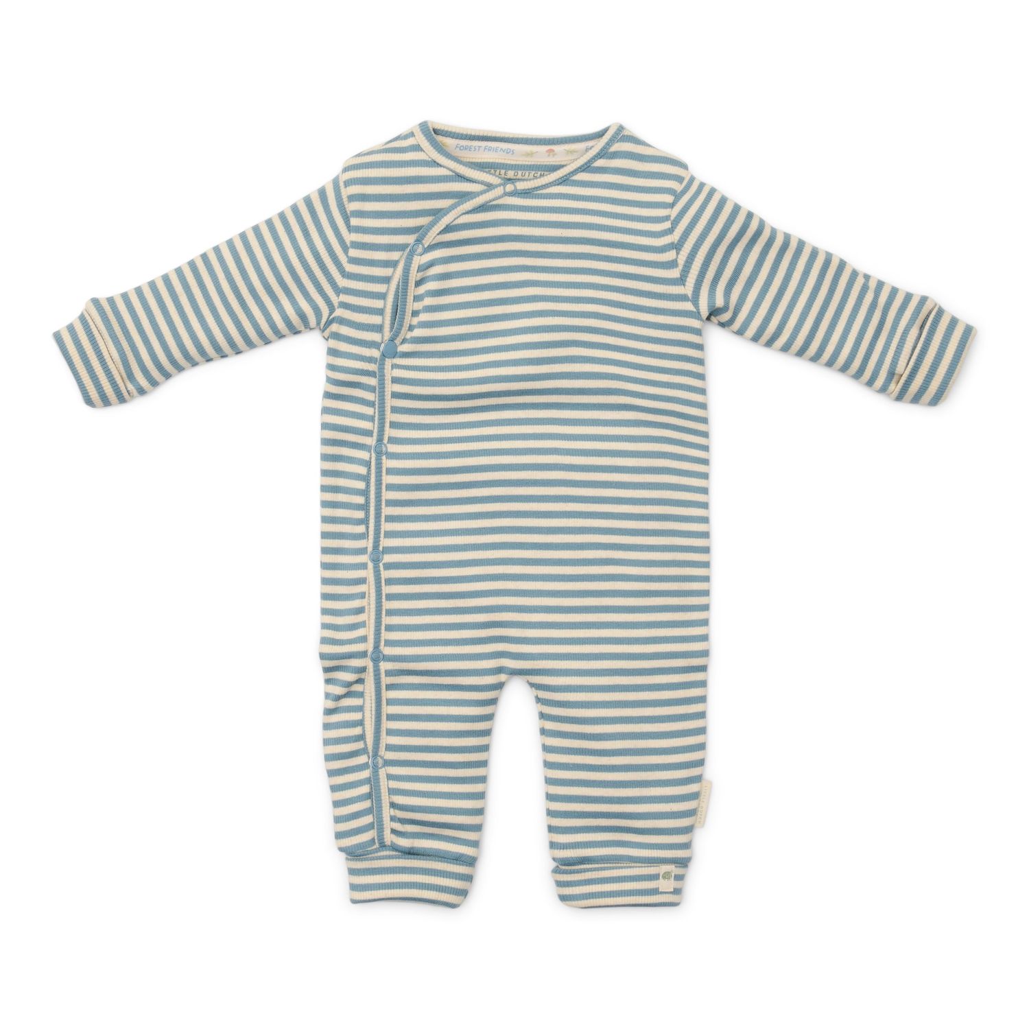 Little Dutch boxpakje stone blue stripe