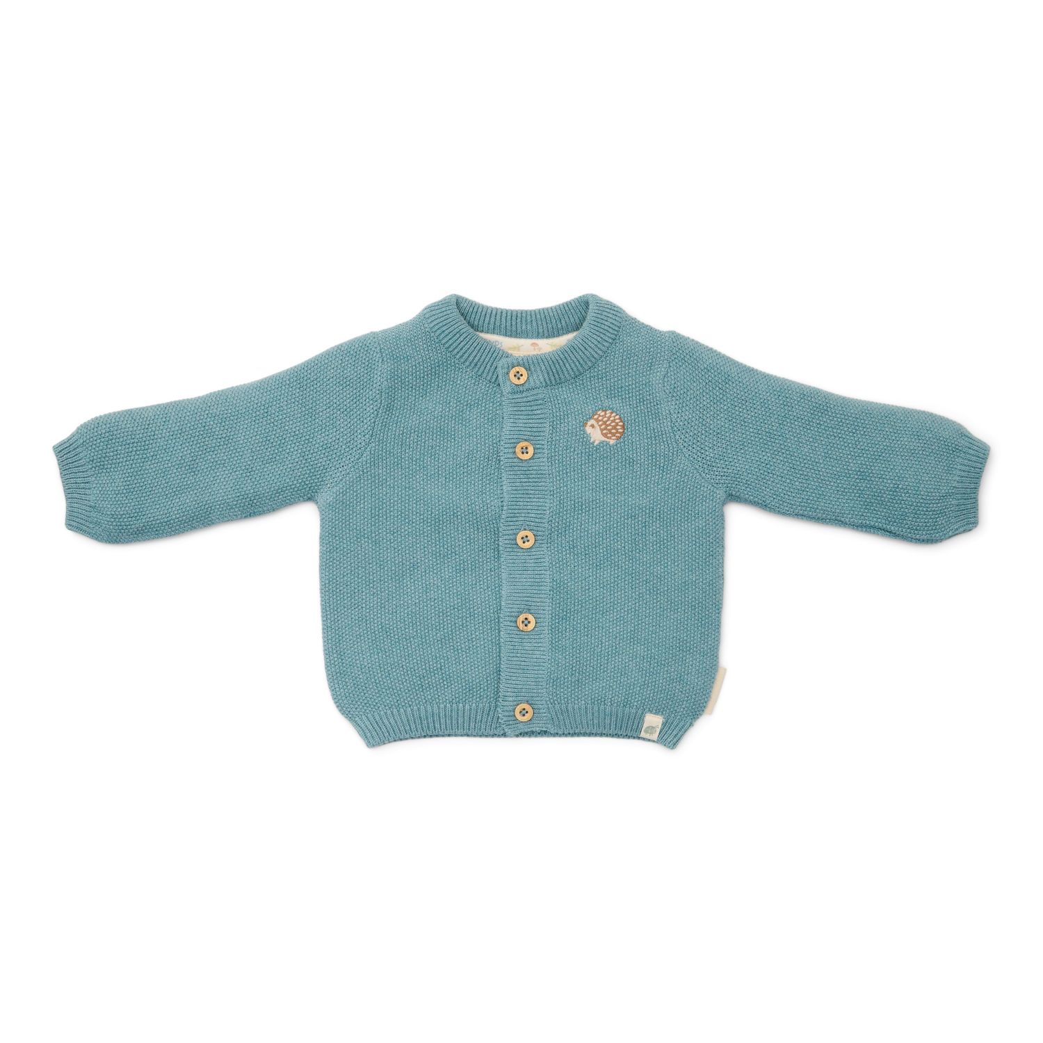 Little Dutch gebreide golf stone blue melange